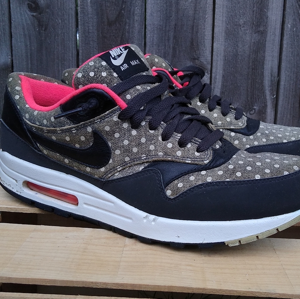 2015 Nike Air Max 1 95 LTR, Polka Dot, Men's Size 11